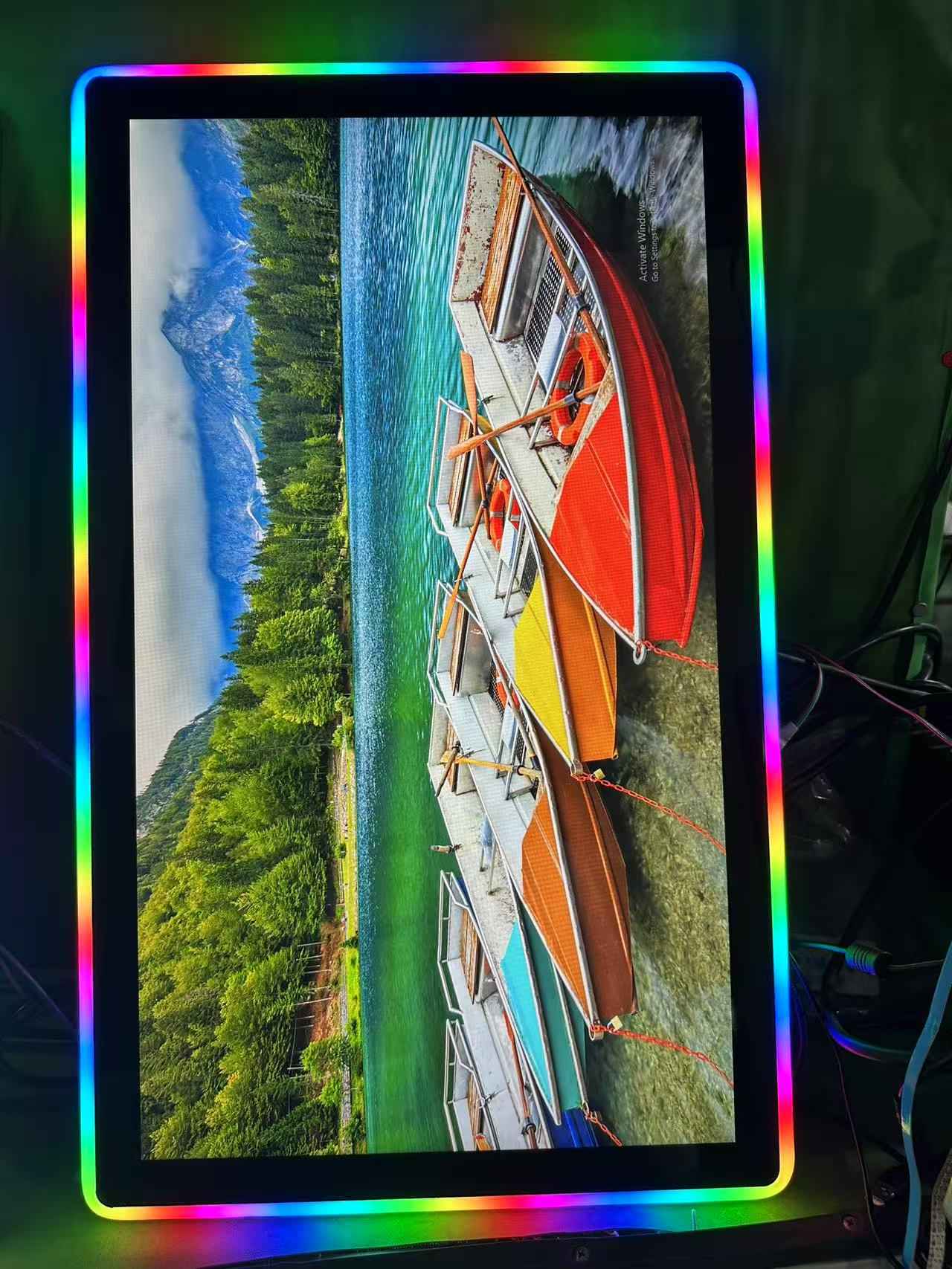 RGB LED가있는 27 인치 정전성 터치 스크린 게임 모니터